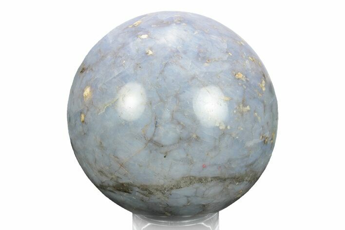 Polished Blue Quartz Sphere - Madagascar #245462